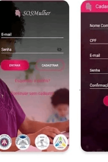 Aplicativo Android SOS Mulher Juá